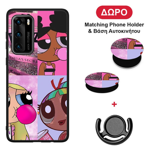 Bubble Girls - Huawei P40 θήκη + Δώρο Phone Holder & Βάση Αυτοκινήτου