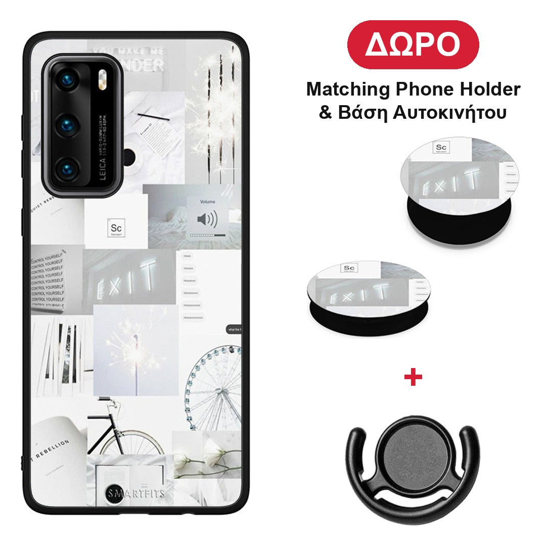 Collage Make Me Wonder - Huawei P40 θήκη + Δώρο Phone Holder & Βάση Αυτοκινήτου