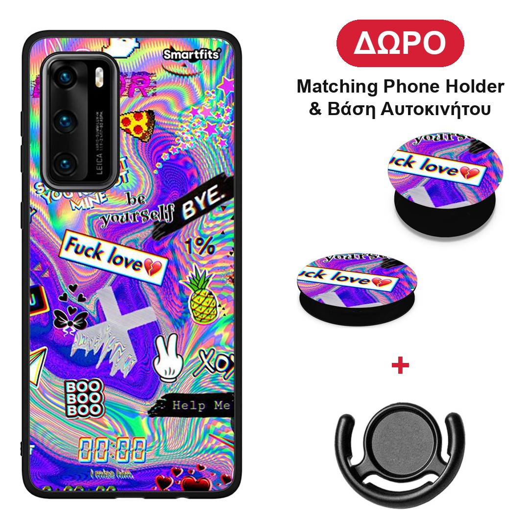 Game Over - Huawei P40 θήκη + Δώρο Phone Holder & Βάση Αυτοκινήτου