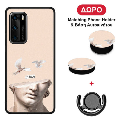 In Love - Huawei P40 θήκη + Δώρο Phone Holder & Βάση Αυτοκινήτου