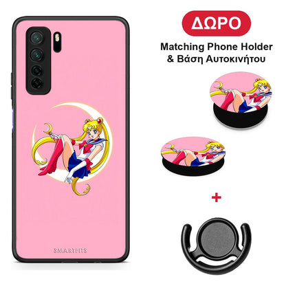 Moon Girl - Huawei P40 Lite 5G θήκη + Δώρο Phone Holder & Βάση Αυτοκινήτου