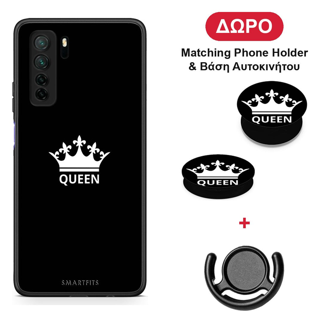 Valentine Queen - Huawei P40 Lite 5G θήκη + Δώρο Phone Holder & Βάση Αυτοκινήτου