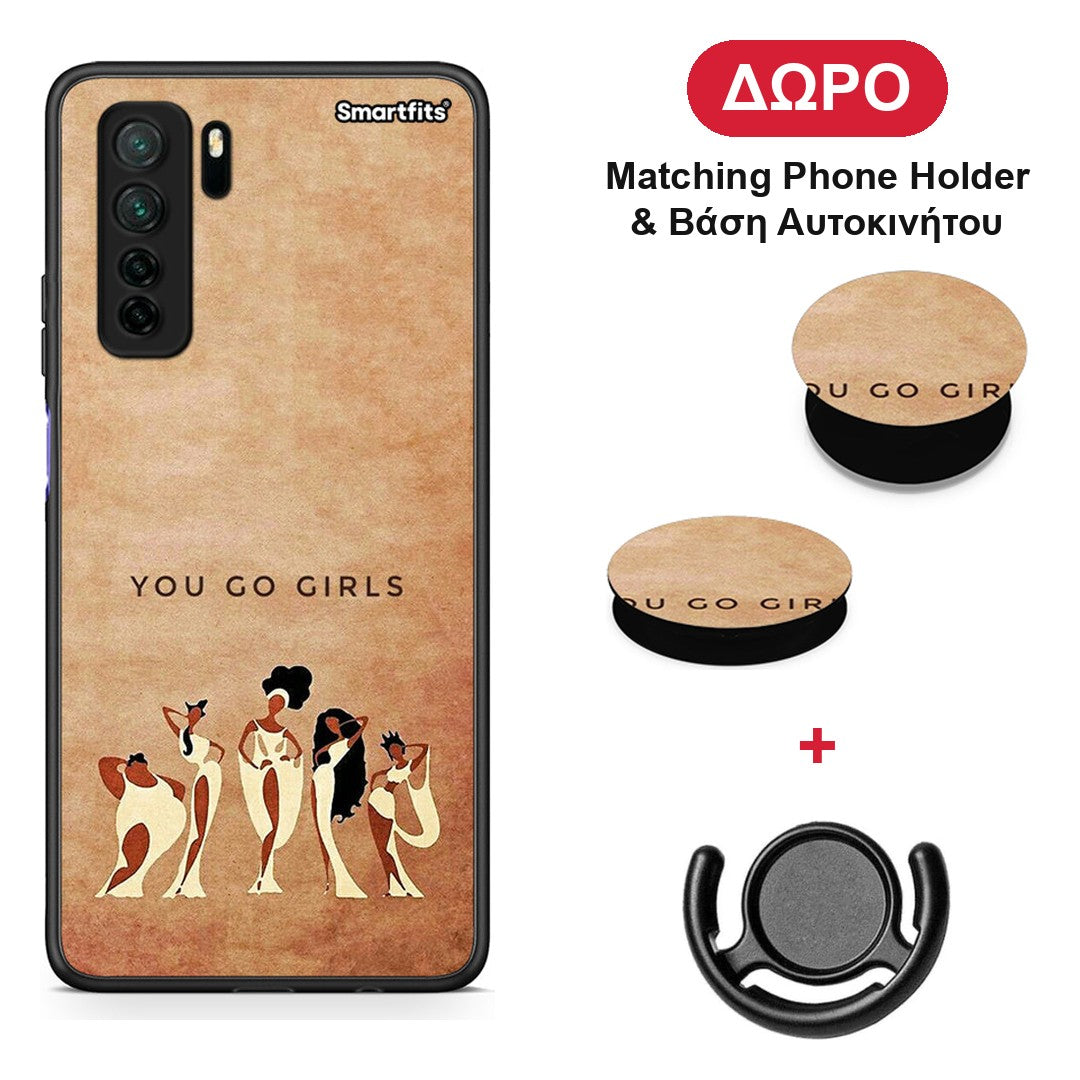 You Go Girl - Huawei P40 Lite 5G θήκη + Δώρο Phone Holder & Βάση Αυτοκινήτου