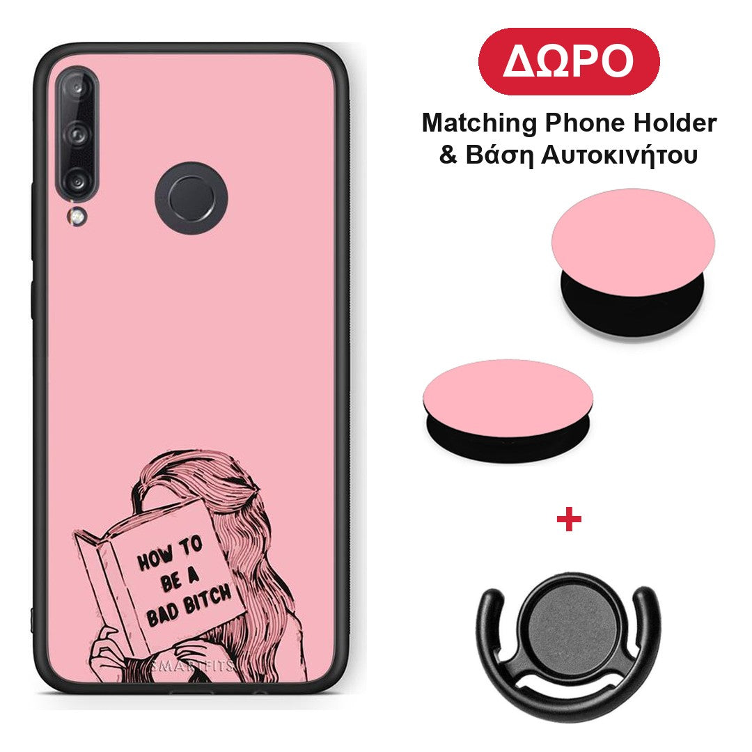 Bad Bitch - Huawei P40 Lite E θήκη + Δώρο Phone Holder & Βάση Αυτοκινήτου