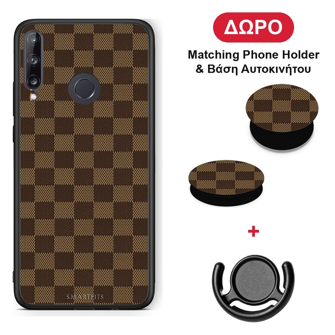 Designer Glamour - Huawei P40 Lite E θήκη + Δώρο Phone Holder & Βάση Αυτοκινήτου