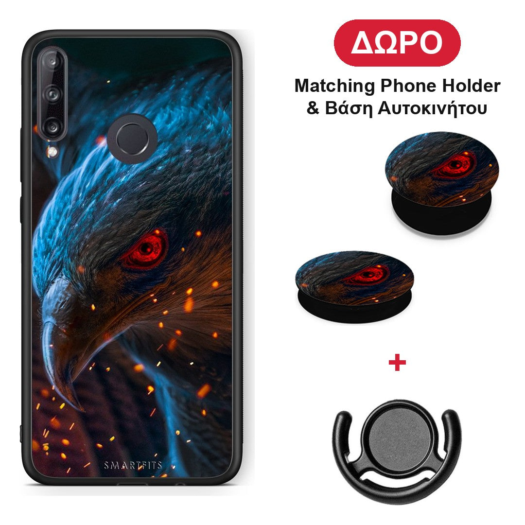 PopArt Eagle - Huawei P40 Lite E θήκη + Δώρο Phone Holder & Βάση Αυτοκινήτου