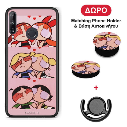 Puff Love - Huawei P40 Lite E θήκη + Δώρο Phone Holder & Βάση Αυτοκινήτου