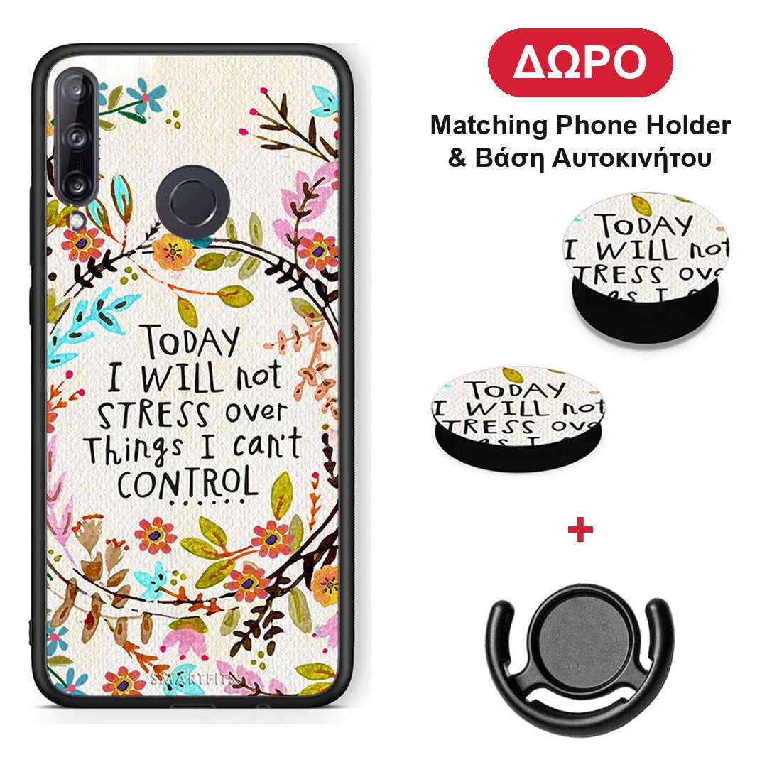 Stress Over - Huawei P40 Lite E θήκη + Δώρο Phone Holder & Βάση Αυτοκινήτου
