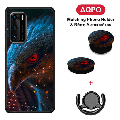 PopArt Eagle - Huawei P40 θήκη + Δώρο Phone Holder & Βάση Αυτοκινήτου