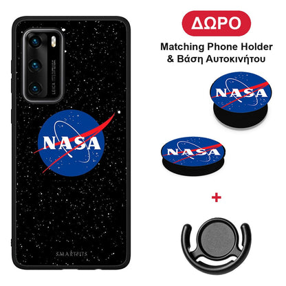 PopArt NASA - Huawei P40 θήκη + Δώρο Phone Holder & Βάση Αυτοκινήτου