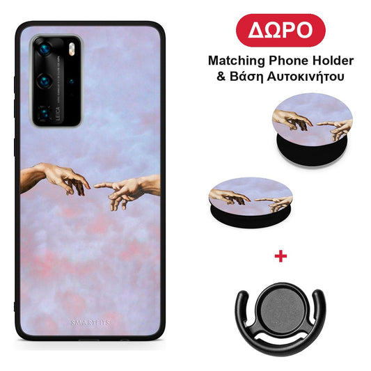 Adam Hand - Huawei P40 Pro θήκη + Δώρο Phone Holder & Βάση Αυτοκινήτου
