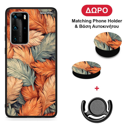 Autumn Leaves - Huawei P40 Pro θήκη + Δώρο Phone Holder & Βάση Αυτοκινήτου