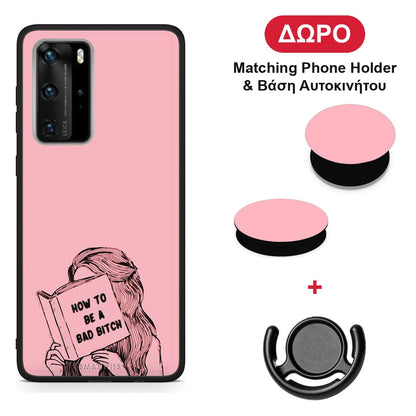 Bad Bitch - Huawei P40 Pro θήκη + Δώρο Phone Holder & Βάση Αυτοκινήτου