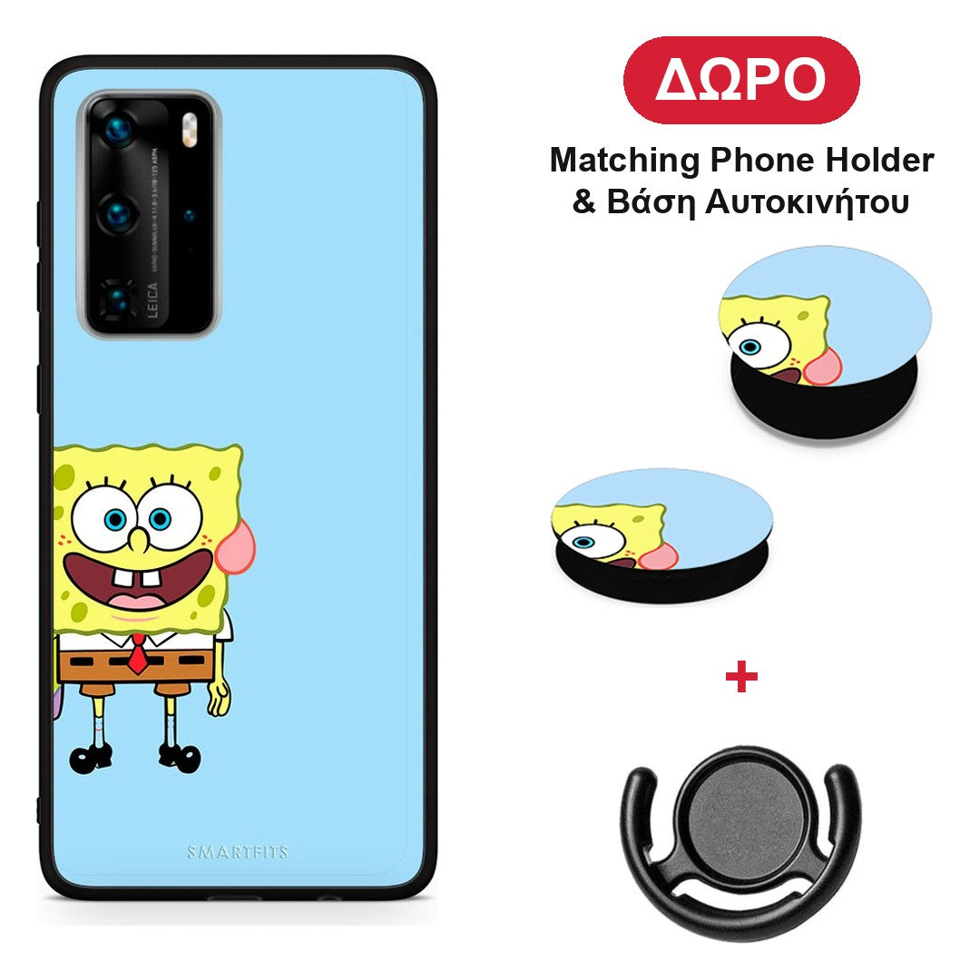 Friends Bob - Huawei P40 Pro θήκη + Δώρο Phone Holder & Βάση Αυτοκινήτου