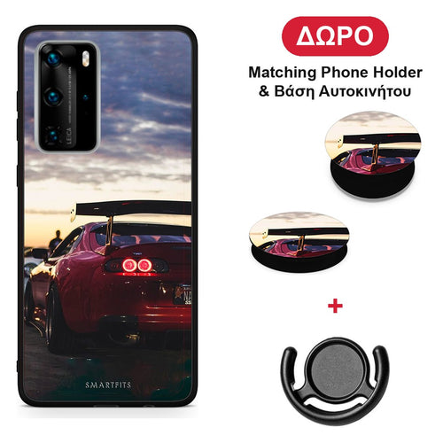 Racing Supra - Huawei P40 Pro θήκη + Δώρο Phone Holder & Βάση Αυτοκινήτου