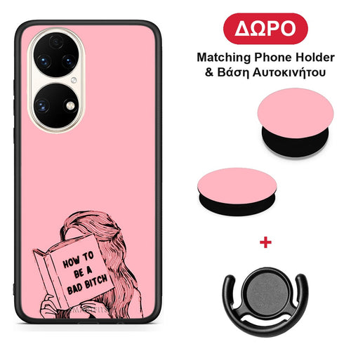 Bad Bitch - Huawei P50 θήκη + Δώρο Phone Holder & Βάση Αυτοκινήτου
