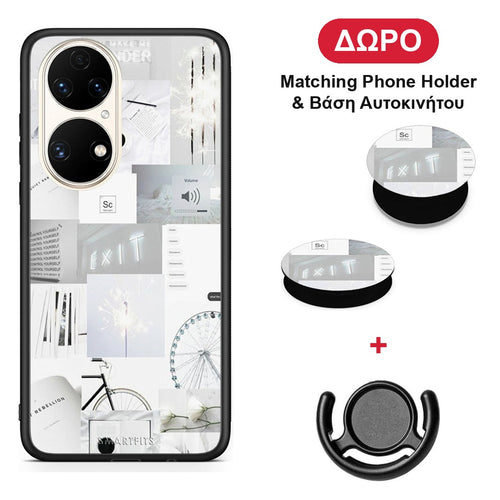 Collage Make Me Wonder - Huawei P50 θήκη + Δώρο Phone Holder & Βάση Αυτοκινήτου