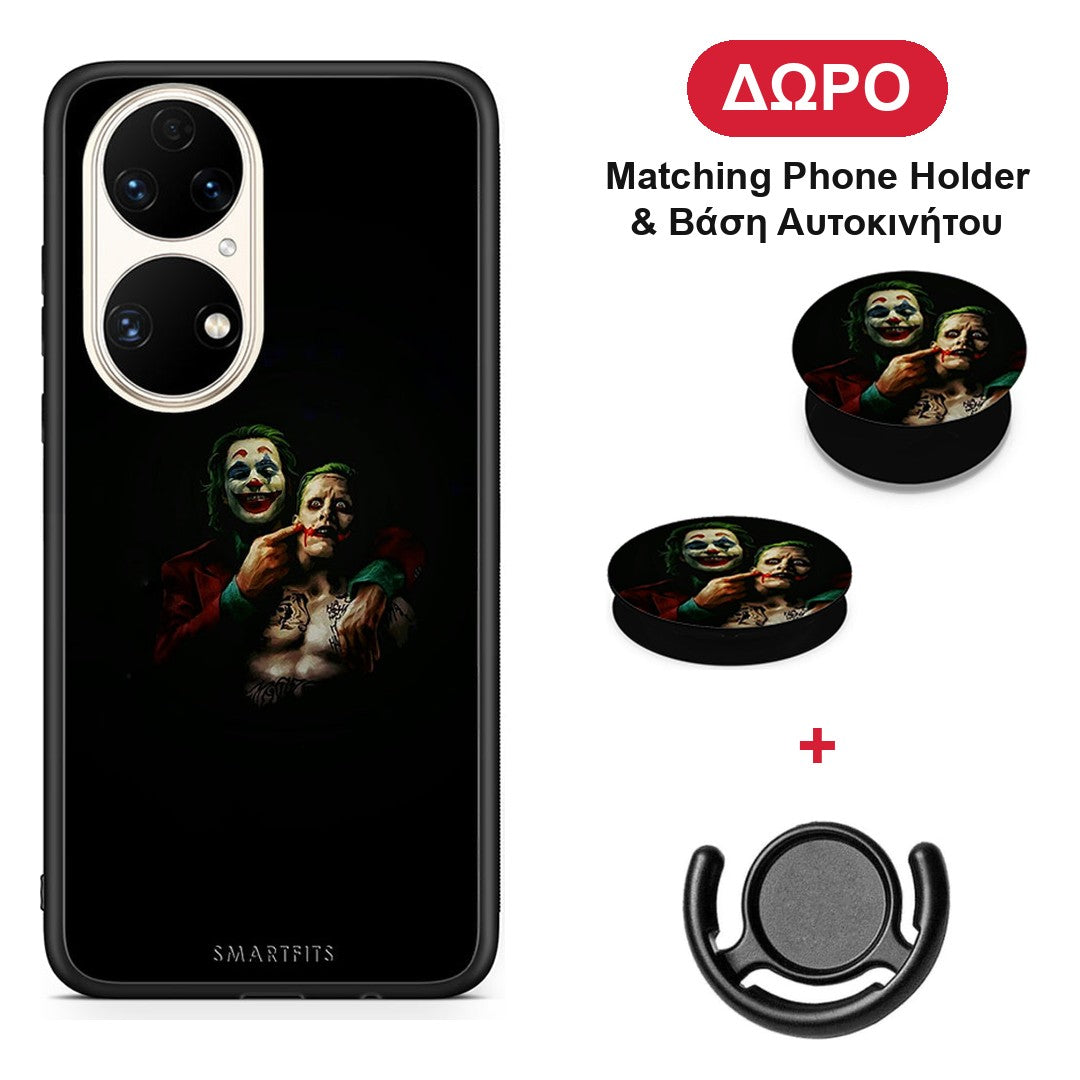 Hero Clown - Huawei P50 θήκη + Δώρο Phone Holder & Βάση Αυτοκινήτου