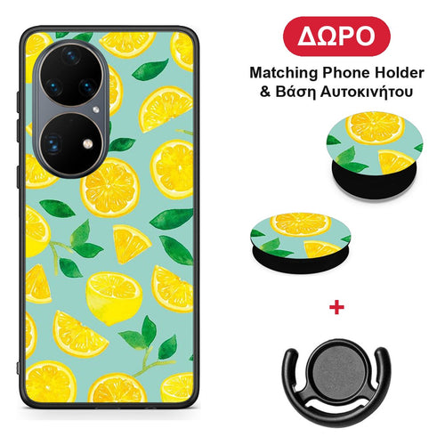 Lemons - Huawei P50 Pro θήκη + Δώρο Phone Holder & Βάση Αυτοκινήτου