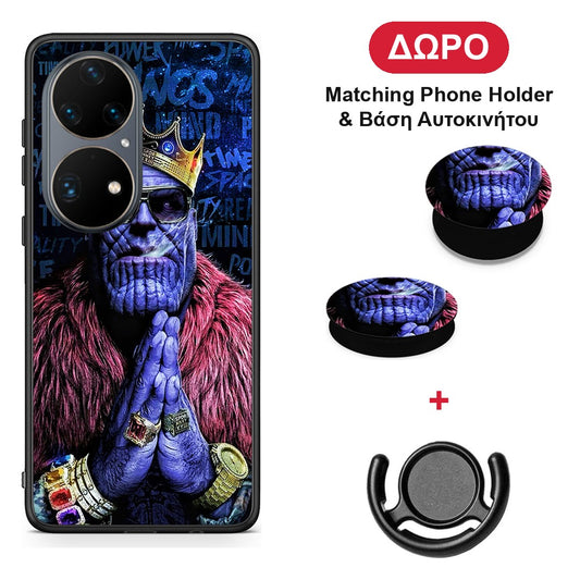 PopArt Thanos - Huawei P50 Pro θήκη + Δώρο Phone Holder & Βάση Αυτοκινήτου