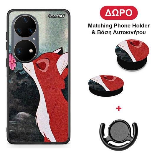 Tod And Vixey Love 2 - Huawei P50 Pro θήκη + Δώρο Phone Holder & Βάση Αυτοκινήτου