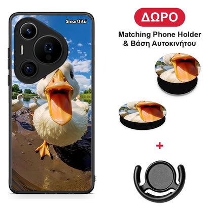 Duck Face - Huawei Pura 70 Pro / 70 Pro+ θήκη + Δώρο Phone Holder & Βάση Αυτοκινήτου