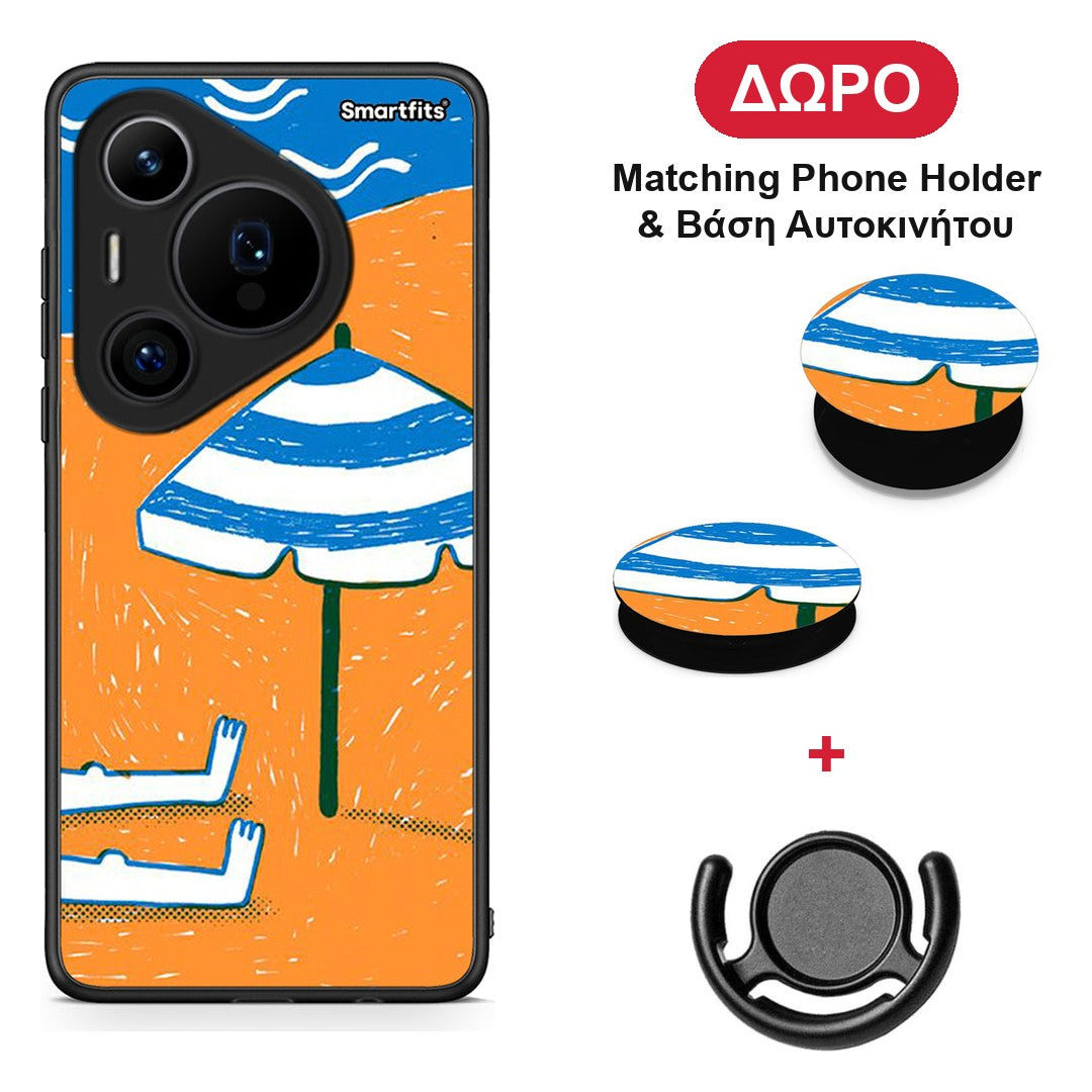 Summering - Huawei Pura 70 Pro / 70 Pro+ θήκη + Δώρο Phone Holder & Βάση Αυτοκινήτου