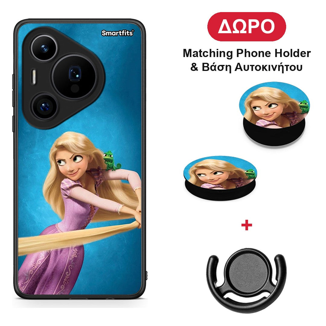 Tangled 2 - Huawei Pura 70 Pro / 70 Pro+ θήκη + Δώρο Phone Holder & Βάση Αυτοκινήτου