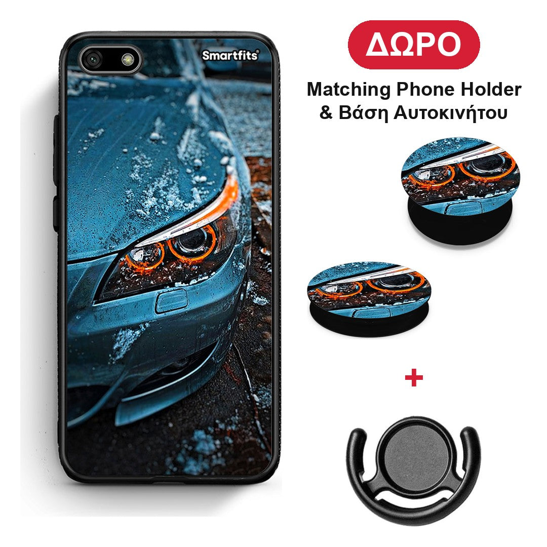 Bmw E60 - Huawei Y5 2018 / Honor 7S θήκη + Δώρο Phone Holder & Βάση Αυτοκινήτου
