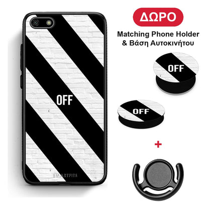 Get Off - Huawei Y5 2018 / Honor 7S θήκη + Δώρο Phone Holder & Βάση Αυτοκινήτου