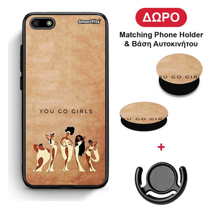 You Go Girl - Huawei Y5 2018 / Honor 7S θήκη + Δώρο Phone Holder & Βάση Αυτοκινήτου