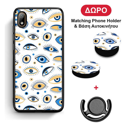 Ftou Ftou - Huawei Y5 2019 θήκη + Δώρο Phone Holder & Βάση Αυτοκινήτου