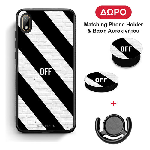 Get Off - Huawei Y5 2019 θήκη + Δώρο Phone Holder & Βάση Αυτοκινήτου