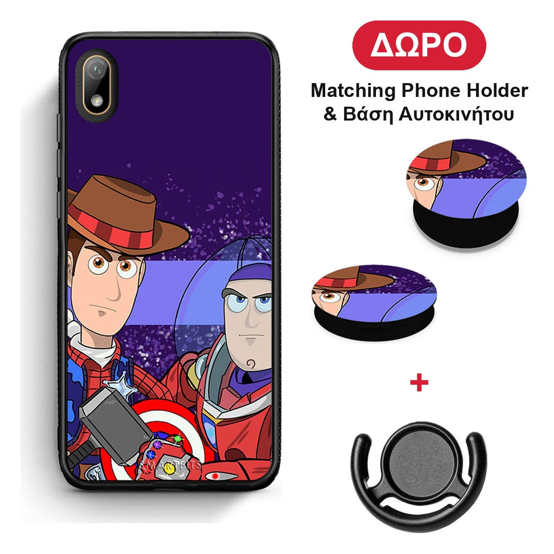 Infinity Story - Huawei Y5 2019 θήκη + Δώρο Phone Holder & Βάση Αυτοκινήτου