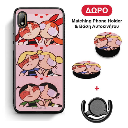 Puff Love - Huawei Y5 2019 θήκη + Δώρο Phone Holder & Βάση Αυτοκινήτου