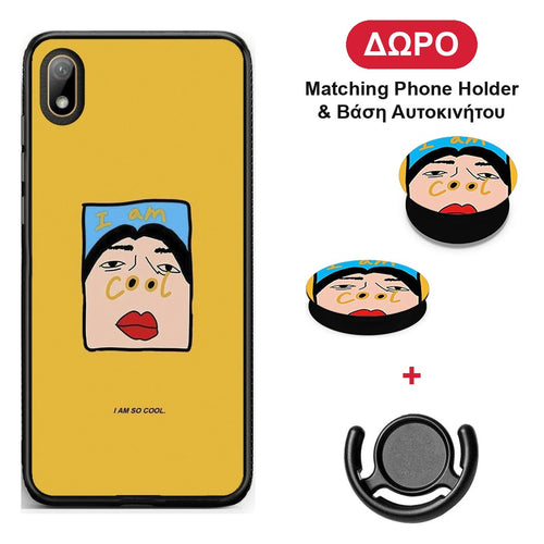 So Cool - Huawei Y5 2019 θήκη + Δώρο Phone Holder & Βάση Αυτοκινήτου