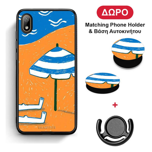 Summering - Huawei Y5 2019 θήκη + Δώρο Phone Holder & Βάση Αυτοκινήτου