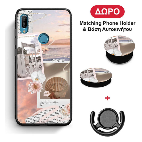 Golden Hour - Huawei Y6 2019 θήκη + Δώρο Phone Holder & Βάση Αυτοκινήτου