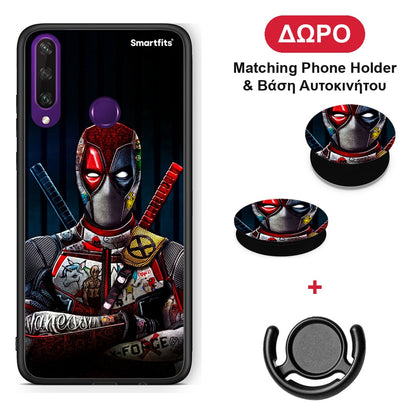 Funny Guy - Huawei Y6p θήκη + Δώρο Phone Holder & Βάση Αυτοκινήτου