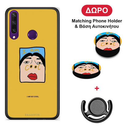 So Cool - Huawei Y6p θήκη + Δώρο Phone Holder & Βάση Αυτοκινήτου