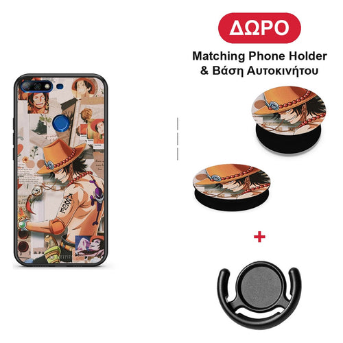 Anime Collage - Huawei Y7 2018 / Prime Y7 2018 / Honor 7C θήκη + Δώρο Phone Holder & Βάση Αυτοκινήτου