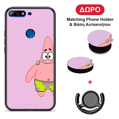 Friends Patrick - Huawei Y7 2018 / Prime Y7 2018 / Honor 7C θήκη + Δώρο Phone Holder & Βάση Αυτοκινήτου