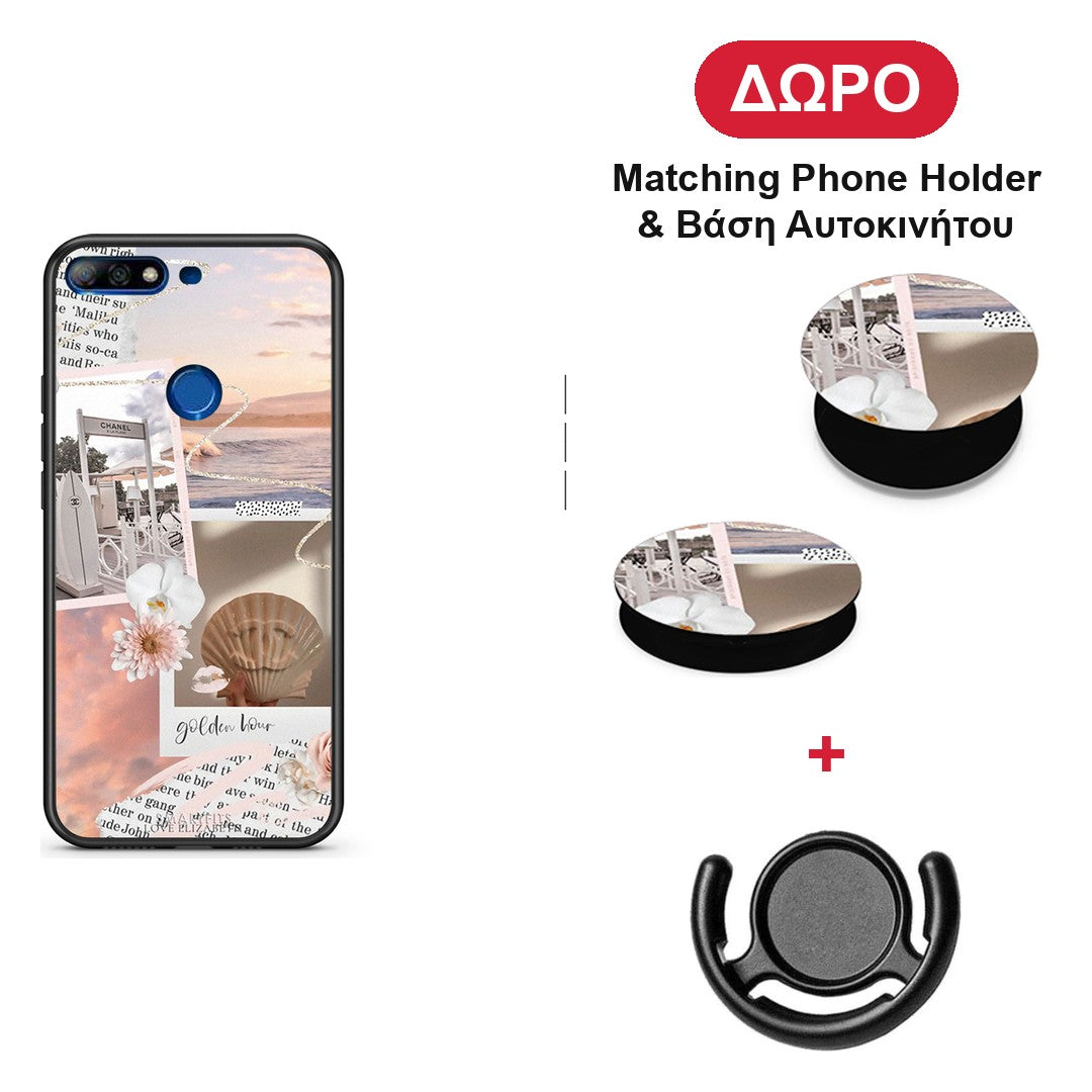 Golden Hour - Huawei Y7 2018 / Prime Y7 2018 / Honor 7C θήκη + Δώρο Phone Holder & Βάση Αυτοκινήτου