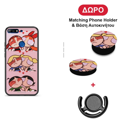 Puff Love - Huawei Y7 2018 / Prime Y7 2018 / Honor 7C θήκη + Δώρο Phone Holder & Βάση Αυτοκινήτου