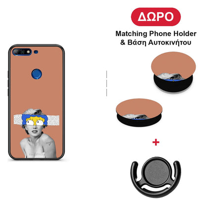 Sim Merilyn - Huawei Y7 2018 / Prime Y7 2018 / Honor 7C θήκη + Δώρο Phone Holder & Βάση Αυτοκινήτου