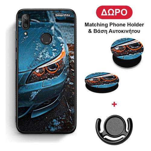 Bmw E60 - Huawei Y7 2019 / Y7 Prime 2019 θήκη + Δώρο Phone Holder & Βάση Αυτοκινήτου