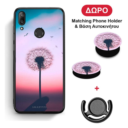 Boho Wish - Huawei Y7 2019 / Y7 Prime 2019 θήκη + Δώρο Phone Holder & Βάση Αυτοκινήτου