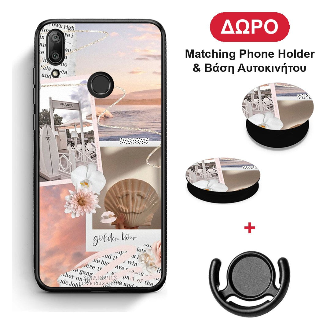 Golden Hour - Huawei Y7 2019 / Y7 Prime 2019 θήκη + Δώρο Phone Holder & Βάση Αυτοκινήτου