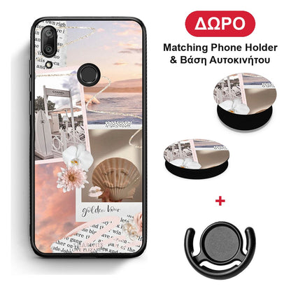 Golden Hour - Huawei Y7 2019 / Y7 Prime 2019 θήκη + Δώρο Phone Holder & Βάση Αυτοκινήτου
