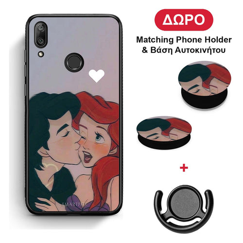 Mermaid Couple - Huawei Y7 2019 / Y7 Prime 2019 θήκη + Δώρο Phone Holder & Βάση Αυτοκινήτου